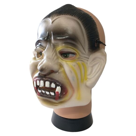Creepy Evil Halloween Mask Rubber Cosplay Theater Fangs Bloody Vampire Ghoulish. - Picture 13 of 16